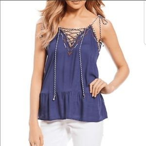 NWT Jessica Simpson cami top size XS blue